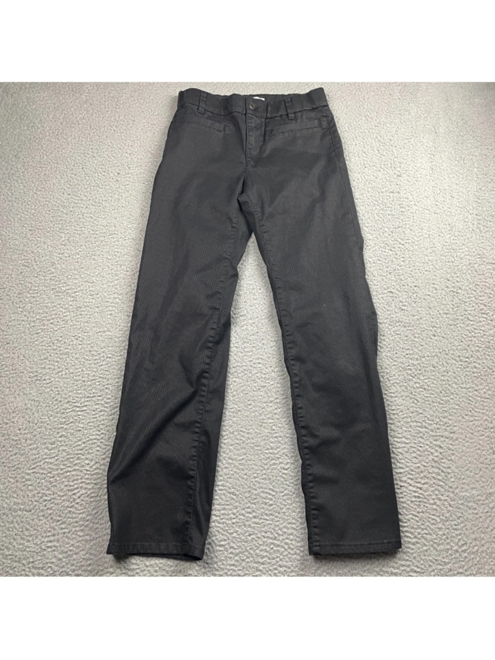 Bevy Flog Black Pin StripeStraight-Leg Pants Size 24